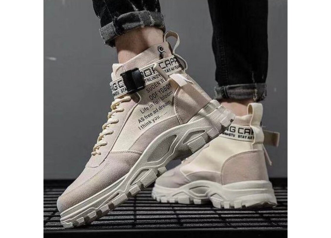 Bottes montantes stylées homme