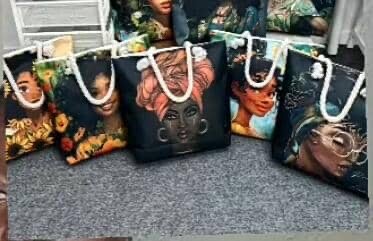 Sacs à main en toile colorés