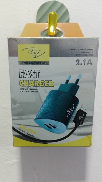 Chargeur rapide 2.1A itel