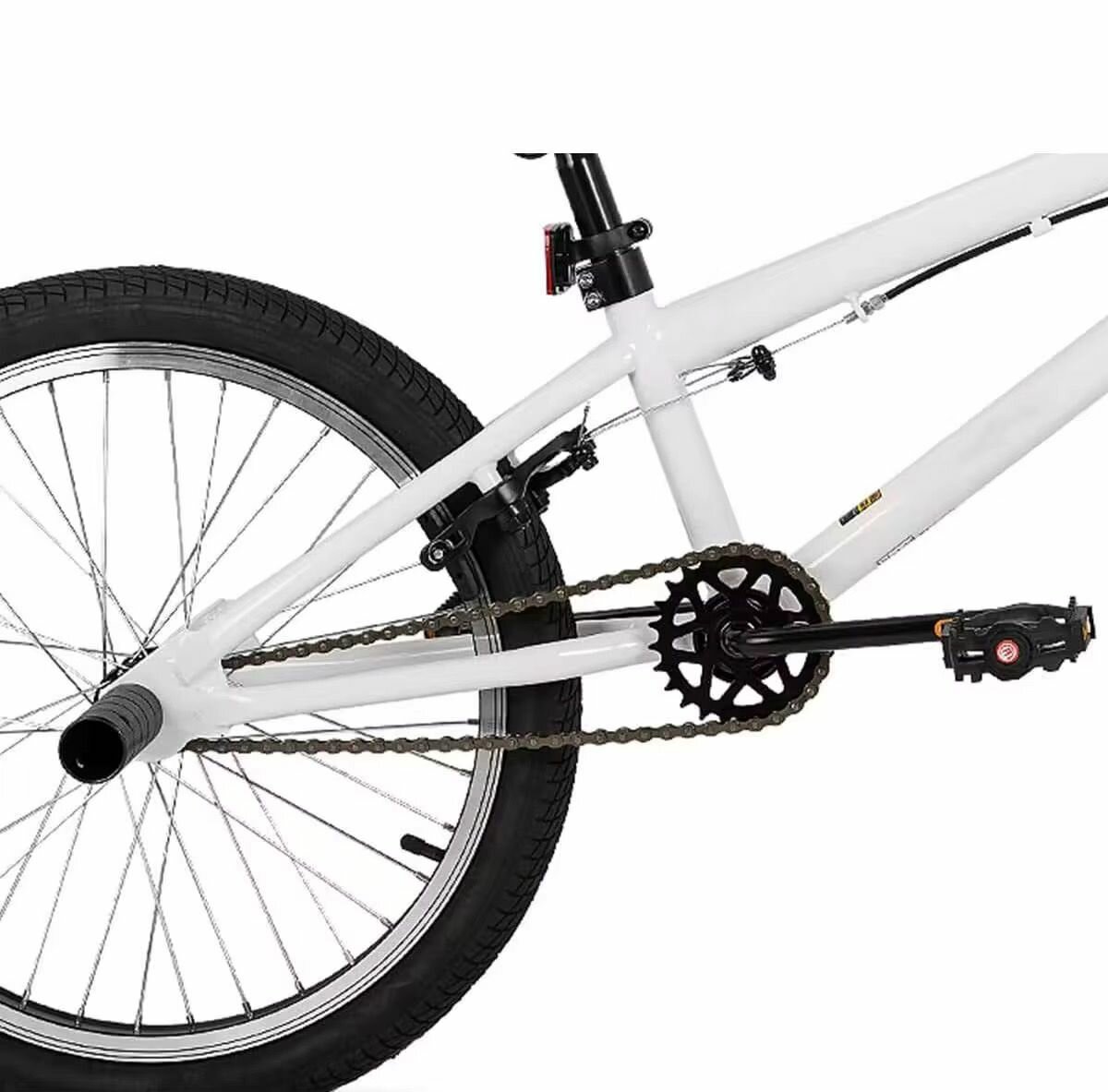 Vélo BMX enfant blanc et noir