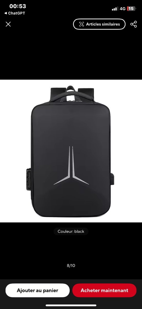 sac À DOS TRÈS TRÈS SOLIDE