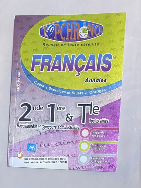 Annales de Français Bac