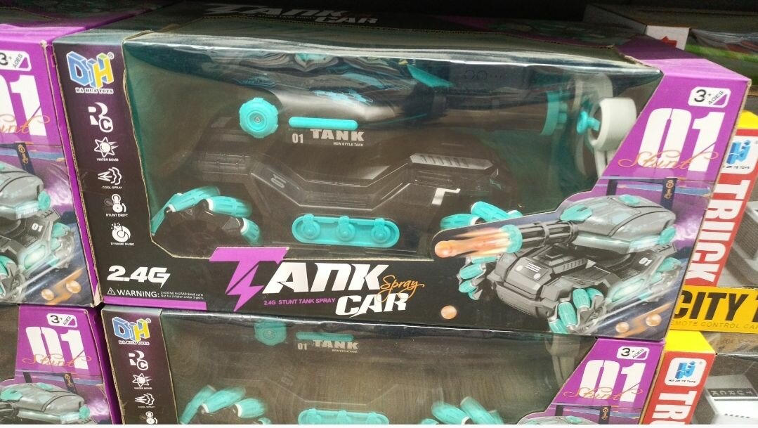 Tank RC à télécommande 2.4G