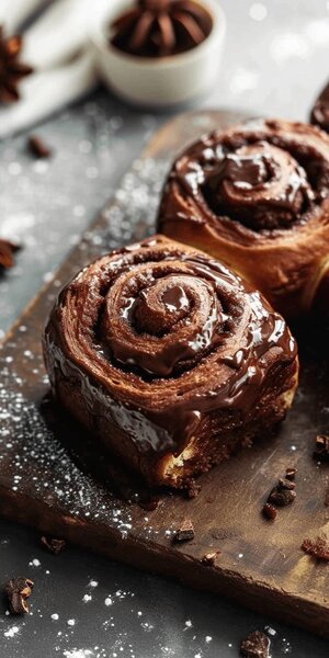 Cinnamon roll XL Nutella