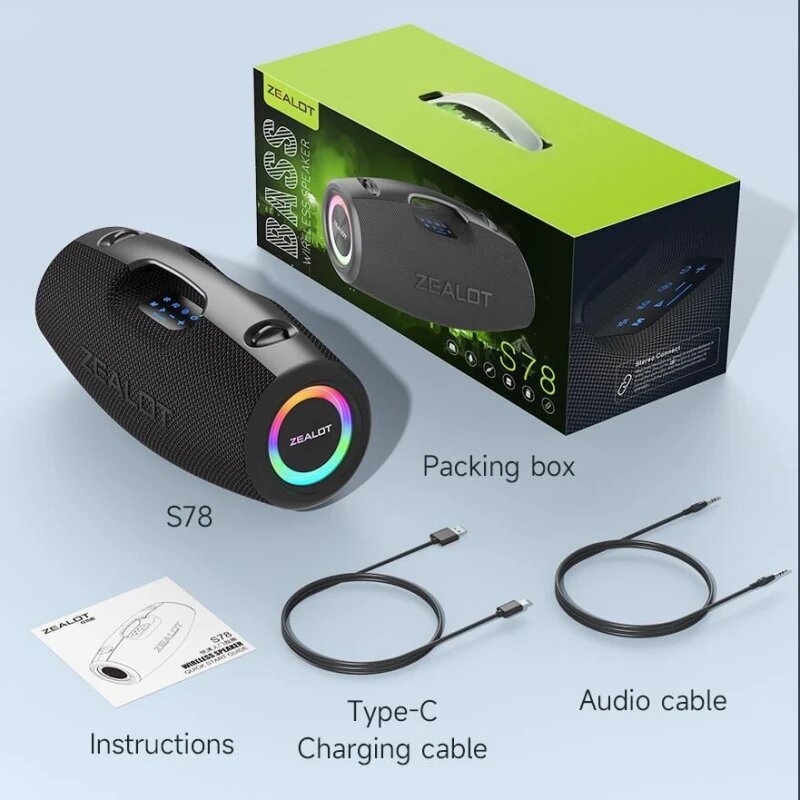 Enceinte Bluetooth ZEALOT S78