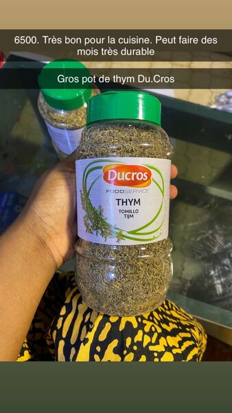 Thym séché Ducros 650g