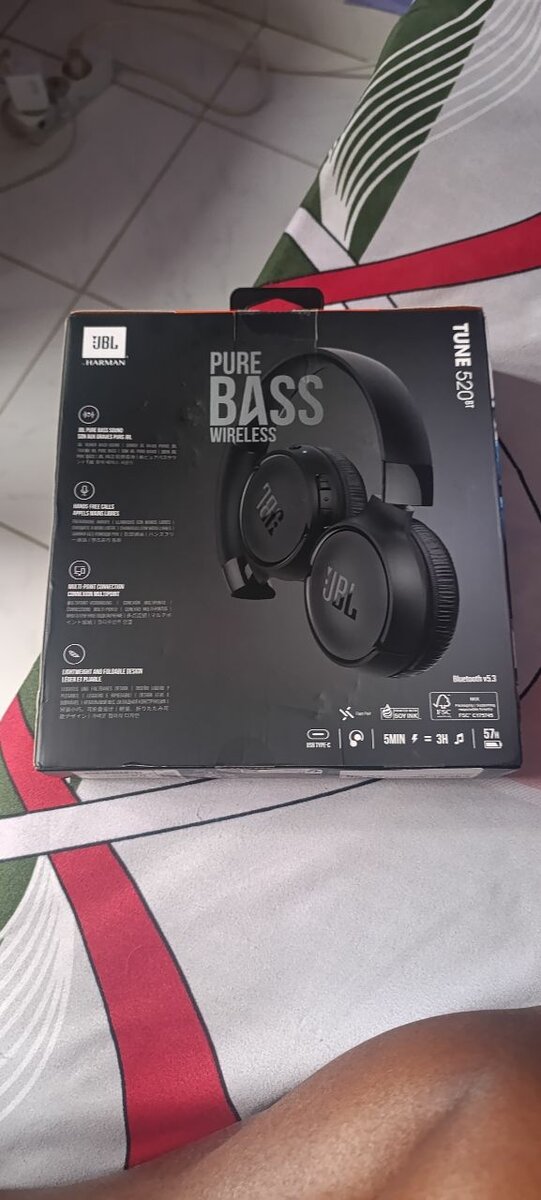 Casque JBL Tune 500BT Sans Fil