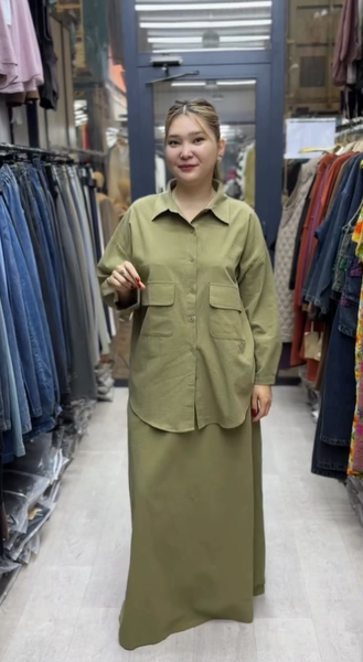 Двойка рубашка и юбка