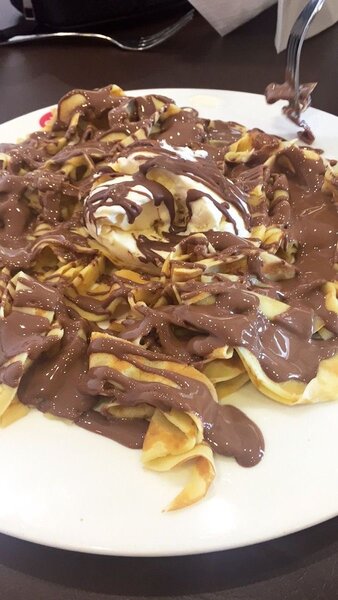 Crêpes au chocolat gourmandes