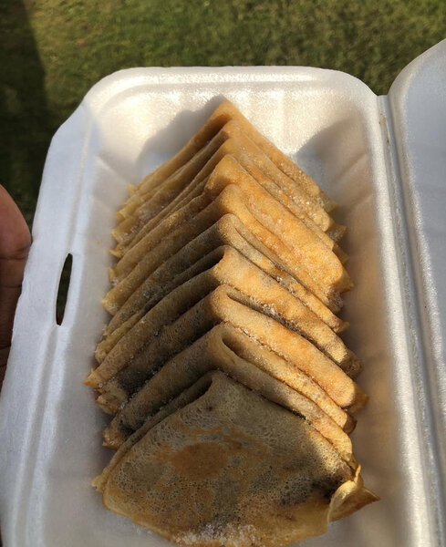 Crêpes fraîches en boîte