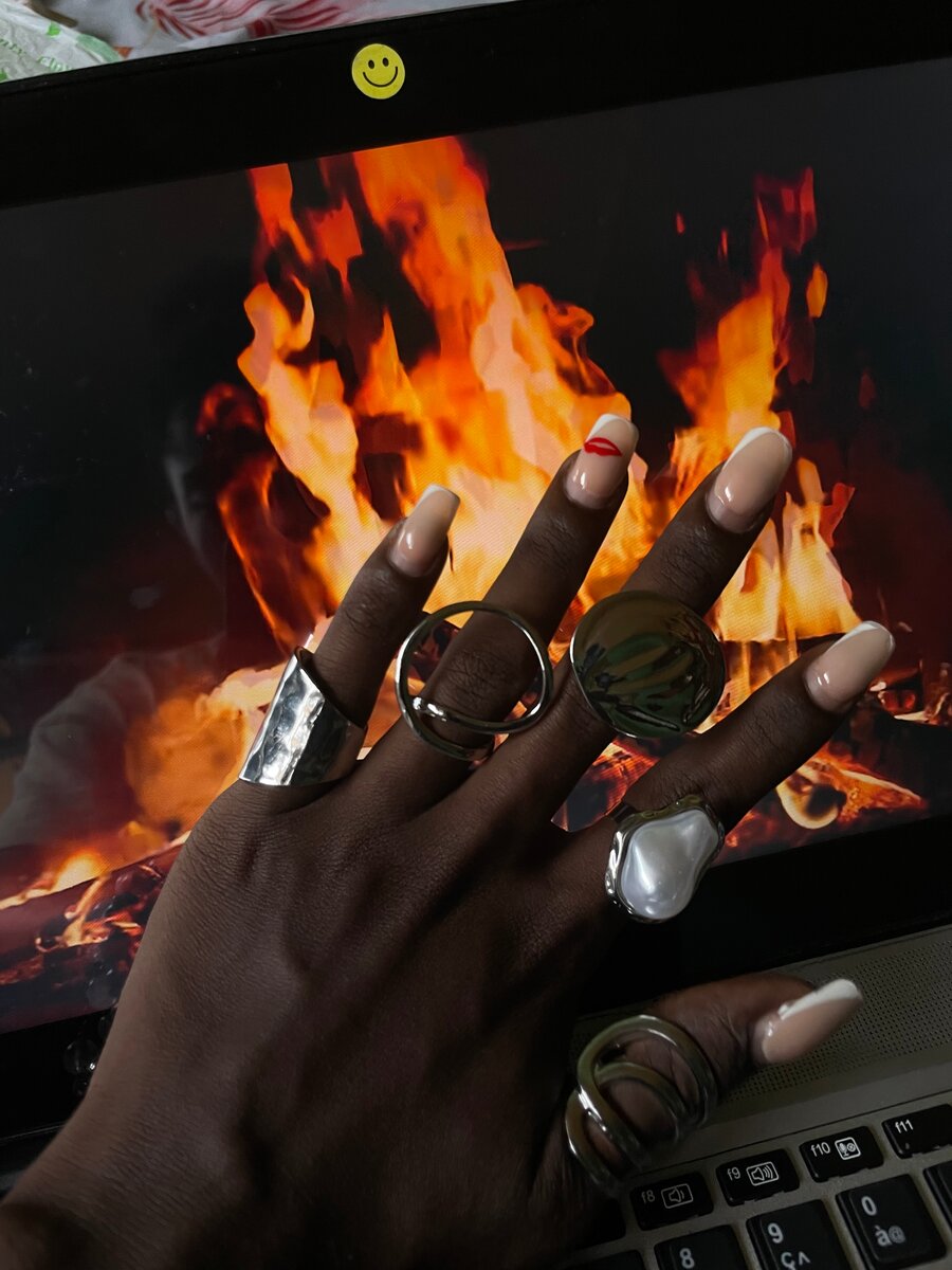 Bagues tendance en métal