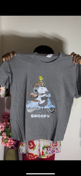 T-shirt Snoopy Motard