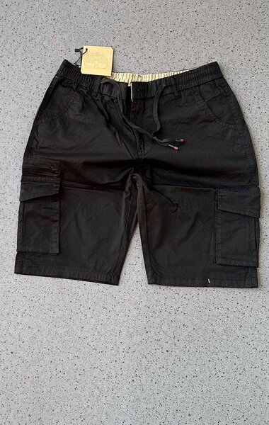 Khaki side pocket shorts