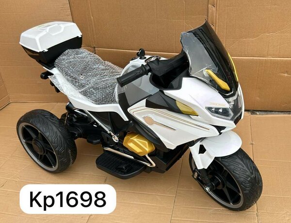 Moto électrique enfant blanche