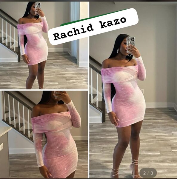 Robe Bandage Épaule Dénudée