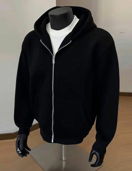 Sweat à capuche noir homme