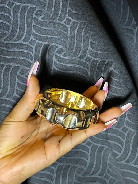 Bold gold  bangles