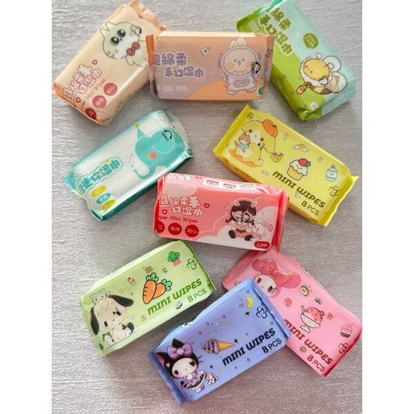 Mini lingettes humides 2 à 500