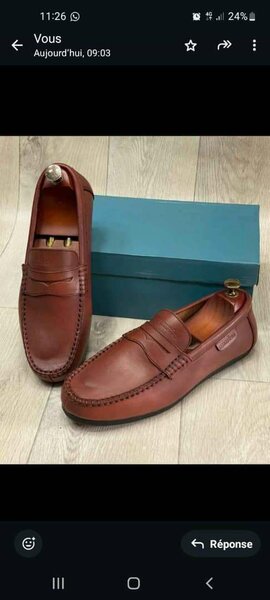Mocassins en cuir élégants