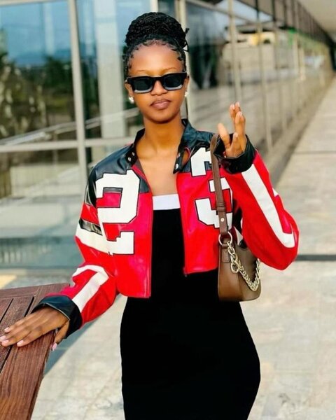 Veste Motard Cropped Femme