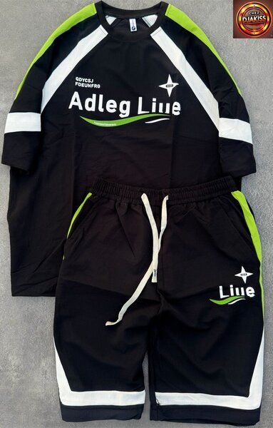 Ensemble Sport Noir et Vert