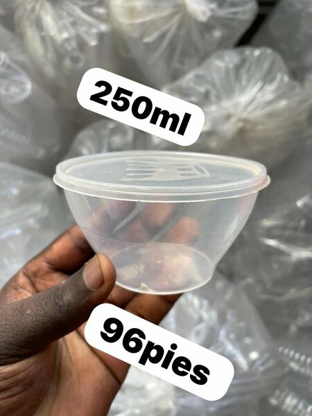 250ml Plastic Food Containers