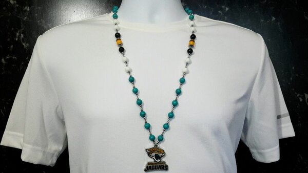 Jacksonville Jaguars Team Beads Necklace