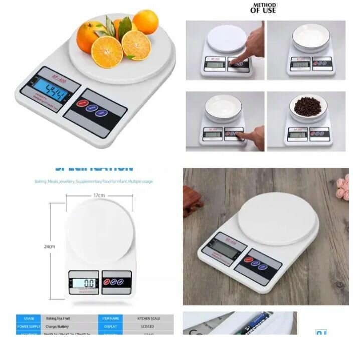 Balance de Cuisine Électronique