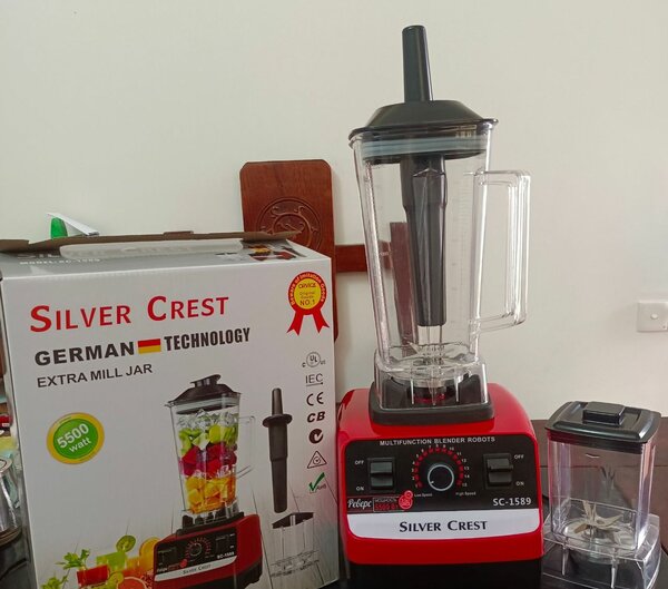 2 In 1 Commercial Blender-Red-5500W