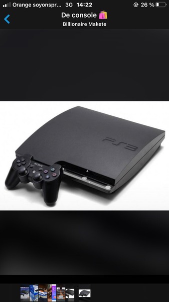 Console ps3 disponible
