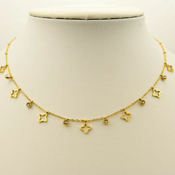 Gold Star Charm Necklace