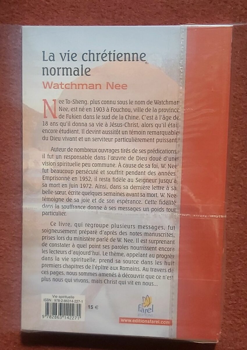 La vie chrétienne normale - Watchman Nee