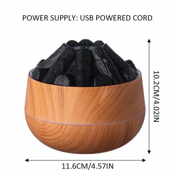 Artificial Charcoal Fire Air Humidifier
