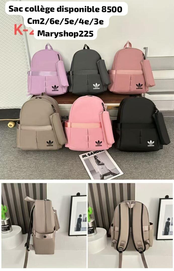 Sac à dos collège tendance