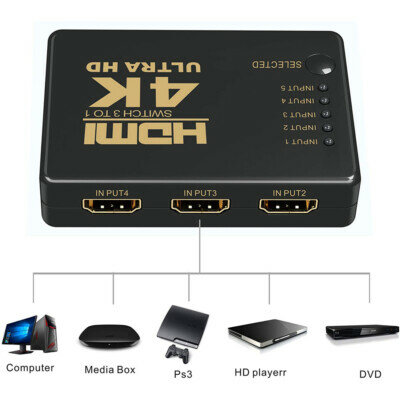 Commutateur HDMI 4K Ultra HD