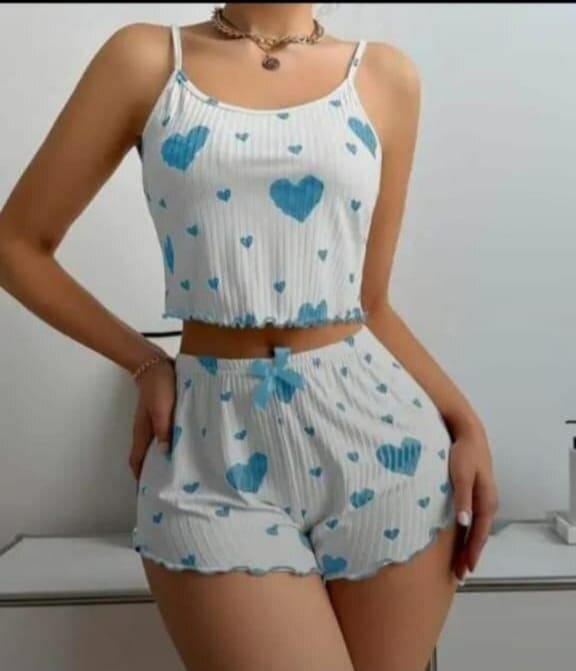 Ensemble Pyjama Cœur Femme