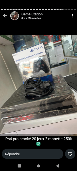 Console PS4 Pro Non Crackée