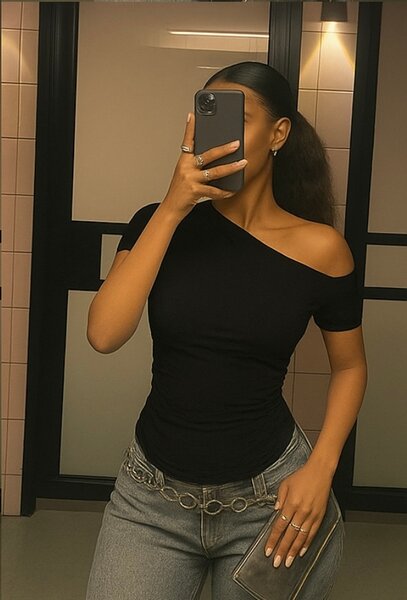 Top asymétrique élégant