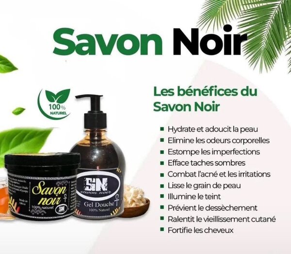 Savon Noir Naturel 100%
