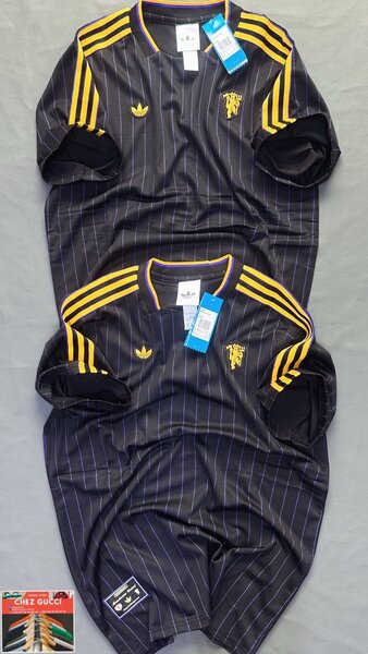 Maillot de football rayé homme