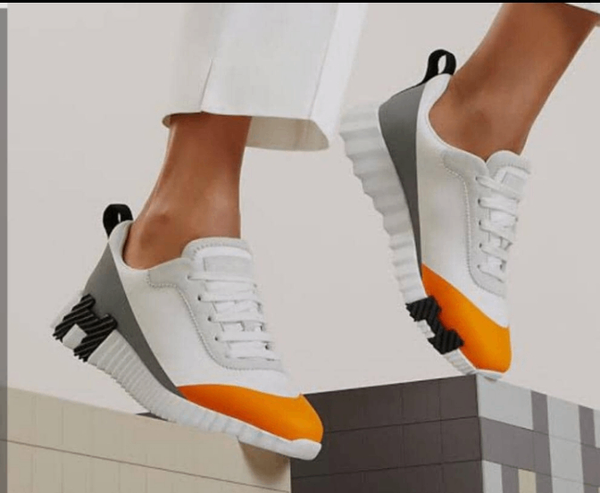 Baskets tendance multicolores