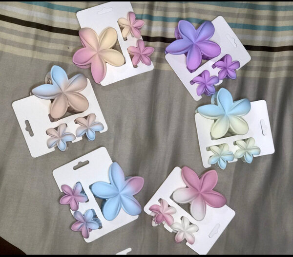 Pince à cheuveux en fleur