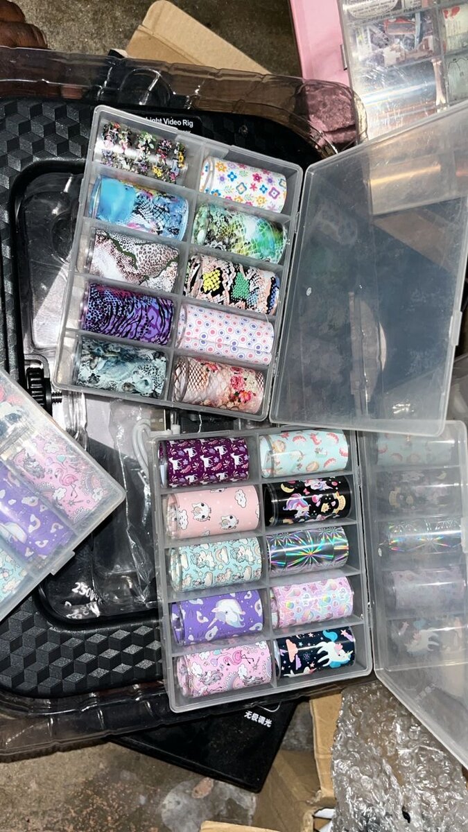 Boîtes de rangement pour Nail Art