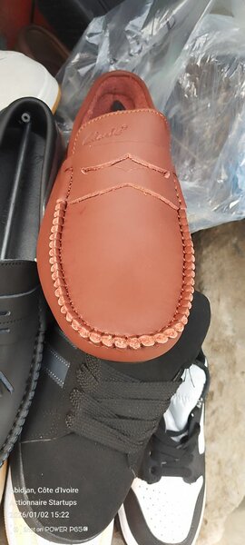 Mocassins en cuir élégants