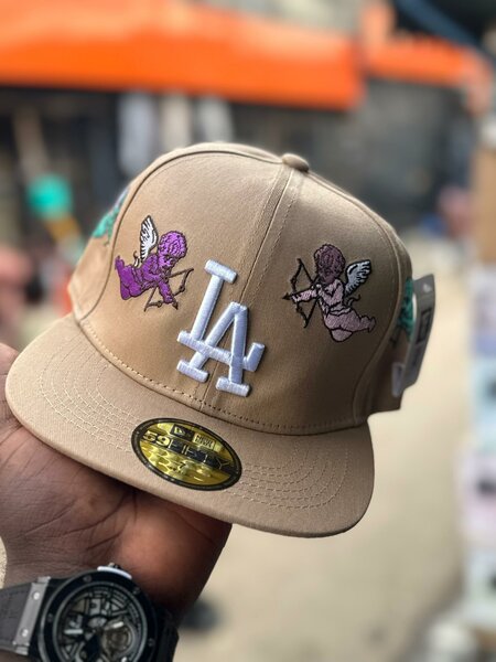 Casquette de Baseball Beige Style Urbain