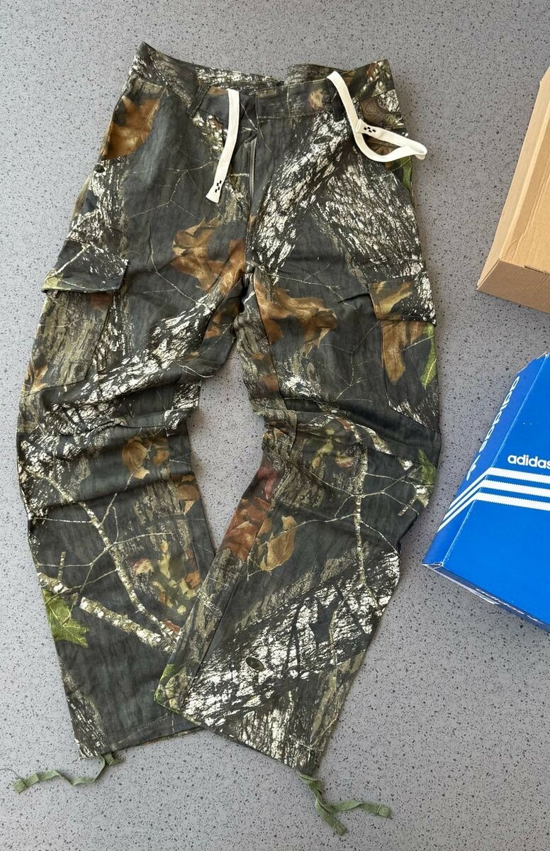 KARMO KHAKI BUMPER TROUSERS