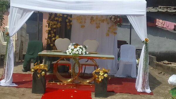 Décoration de mariage élégante