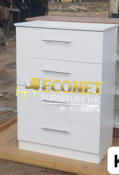 White chest of drawers