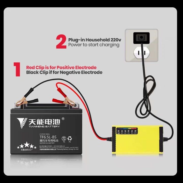 BATTERY CHARGER 12V 30AH