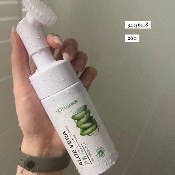 Mousse nettoyante visage